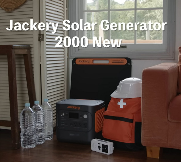 【Jackery新製品】災害時に電気も備えよう　2000Whクラス最軽量停電対策【Jackery 2000 New】登場